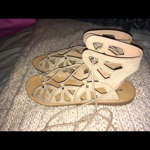 Tan sandals